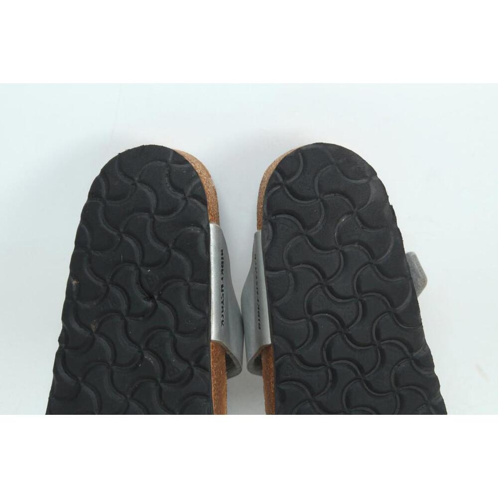 Birkenstock Gizeh Sandals Birko Flor Silver Shoes Women's 36 /5 - Picture 10 of 12
